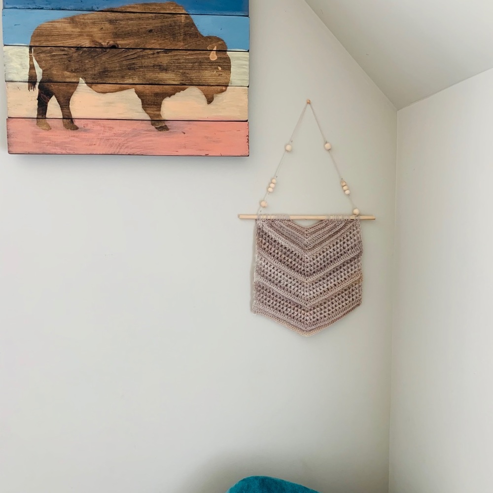 Boho Inspired Woven Wall Hanging